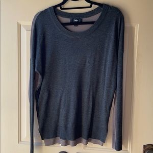 Two tone light weight sweater